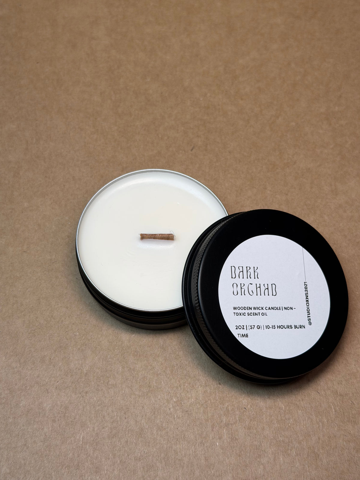 DARK ORCHARD TRAVEL TIN CANDLE