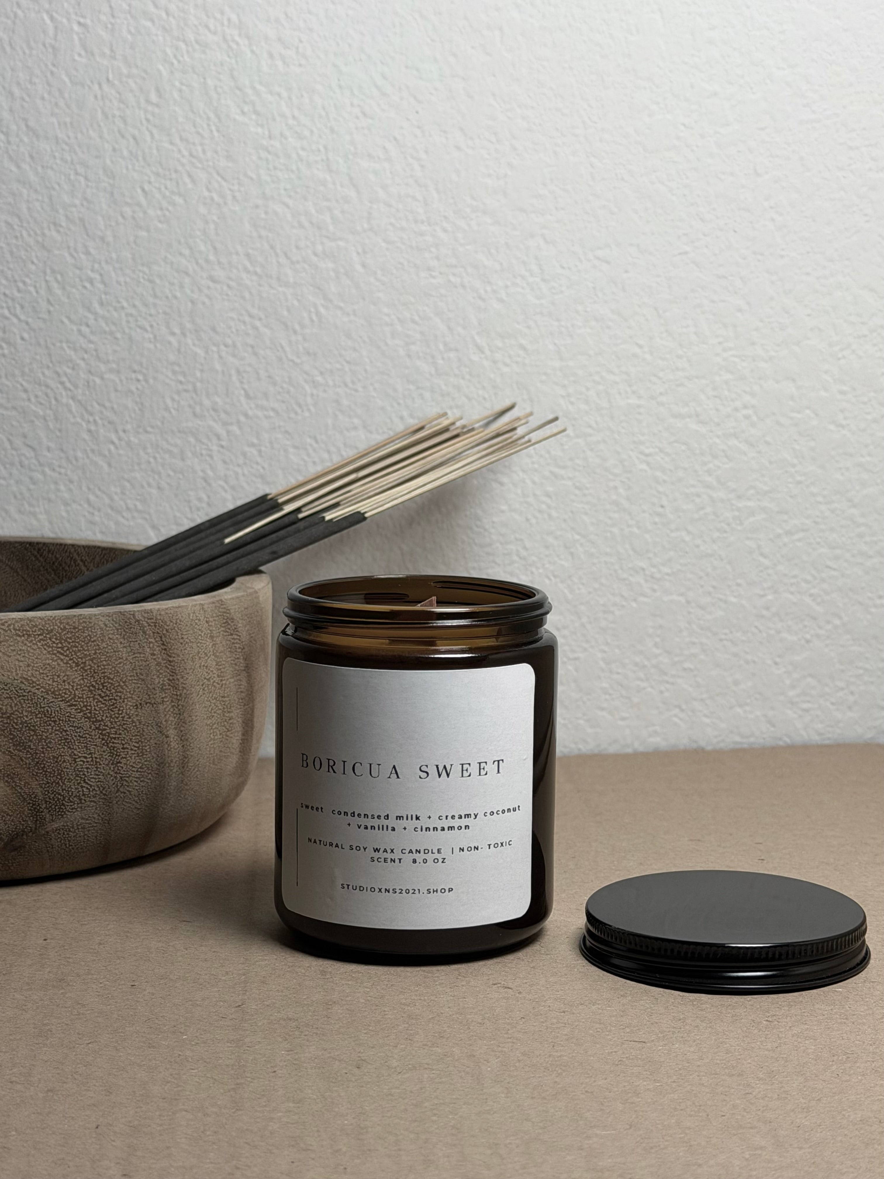 BORICUA SWEET SOY WAX CANDLE