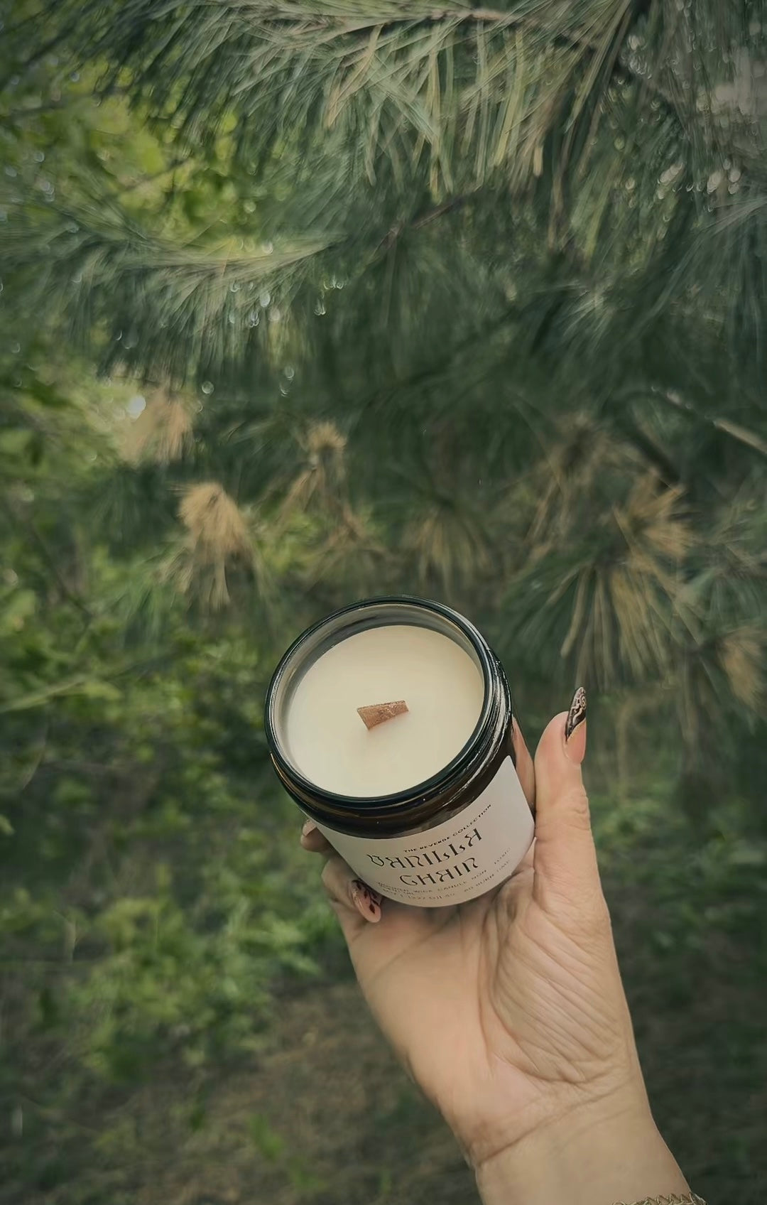 VANILLA CHAIN SOY WAX CANDLE