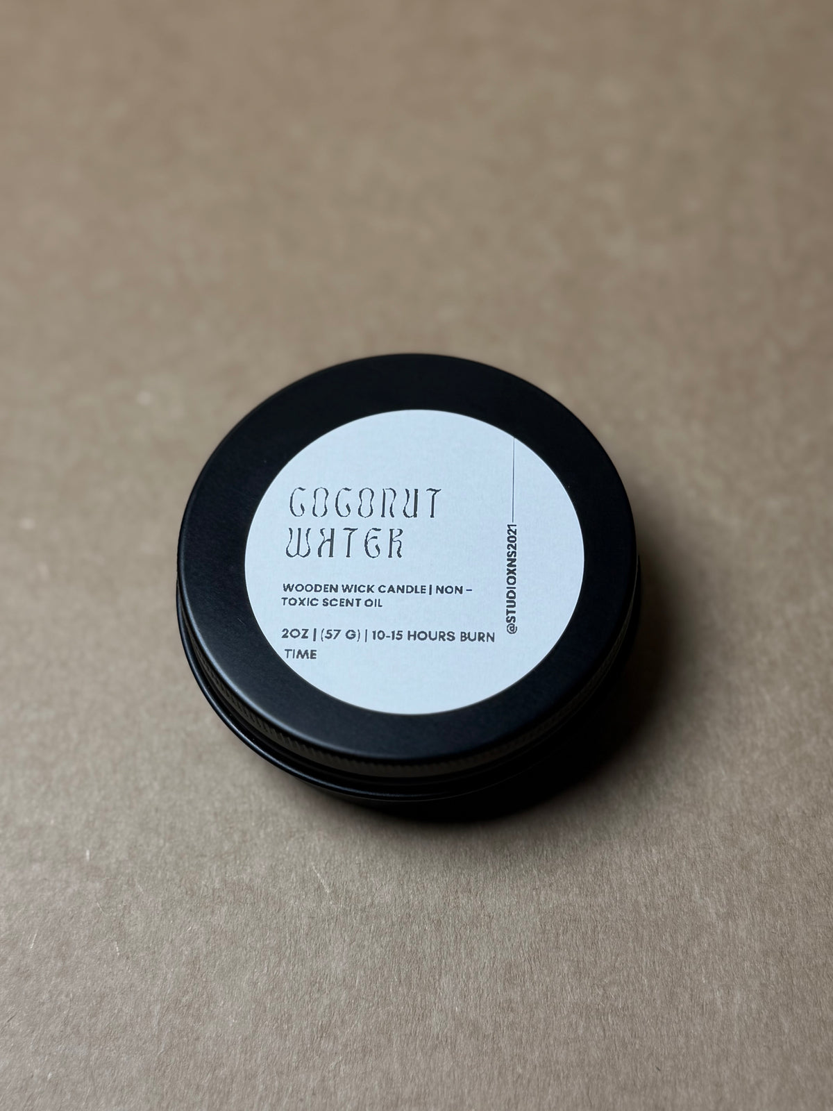 COCONUT WATER TRAVEL TIN CANDLE