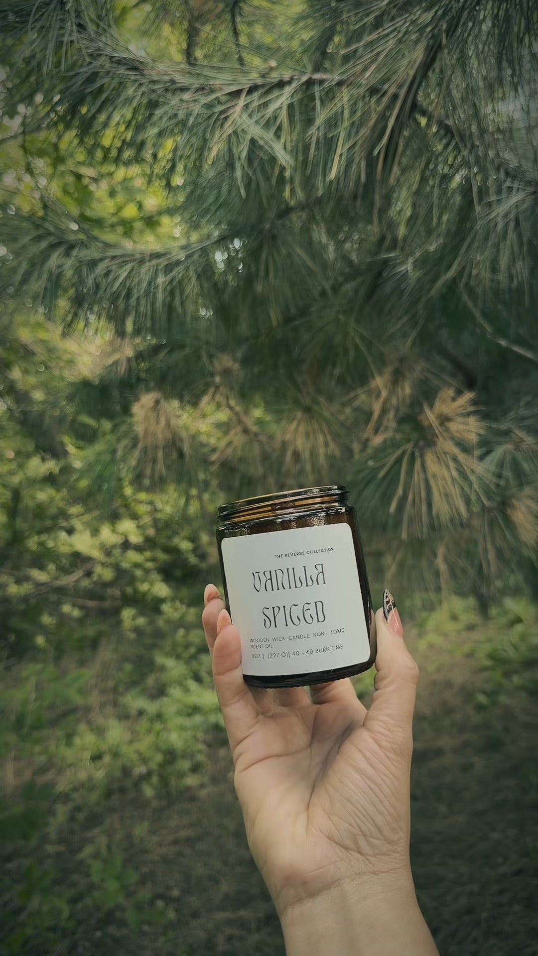 VANILLA SPICED SOY WAX CANDLE