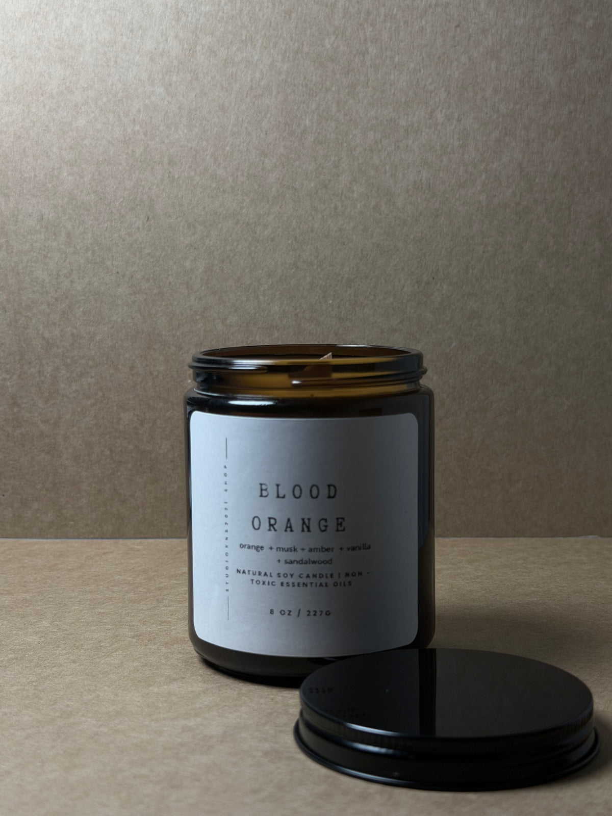 BLOOD ORANGE SOY WAX CANDLE