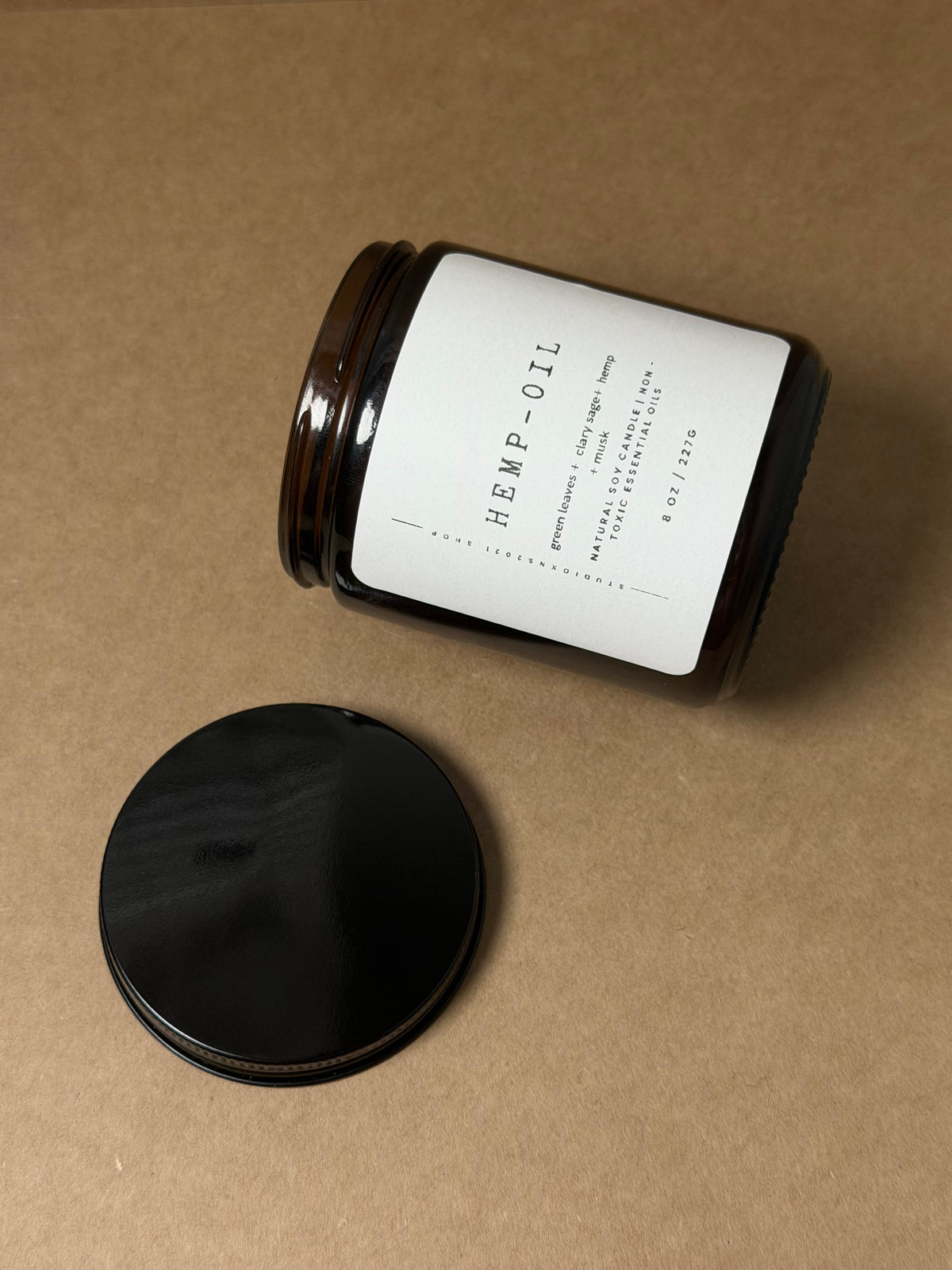 HEMP - OIL SOY WAX CANDLE