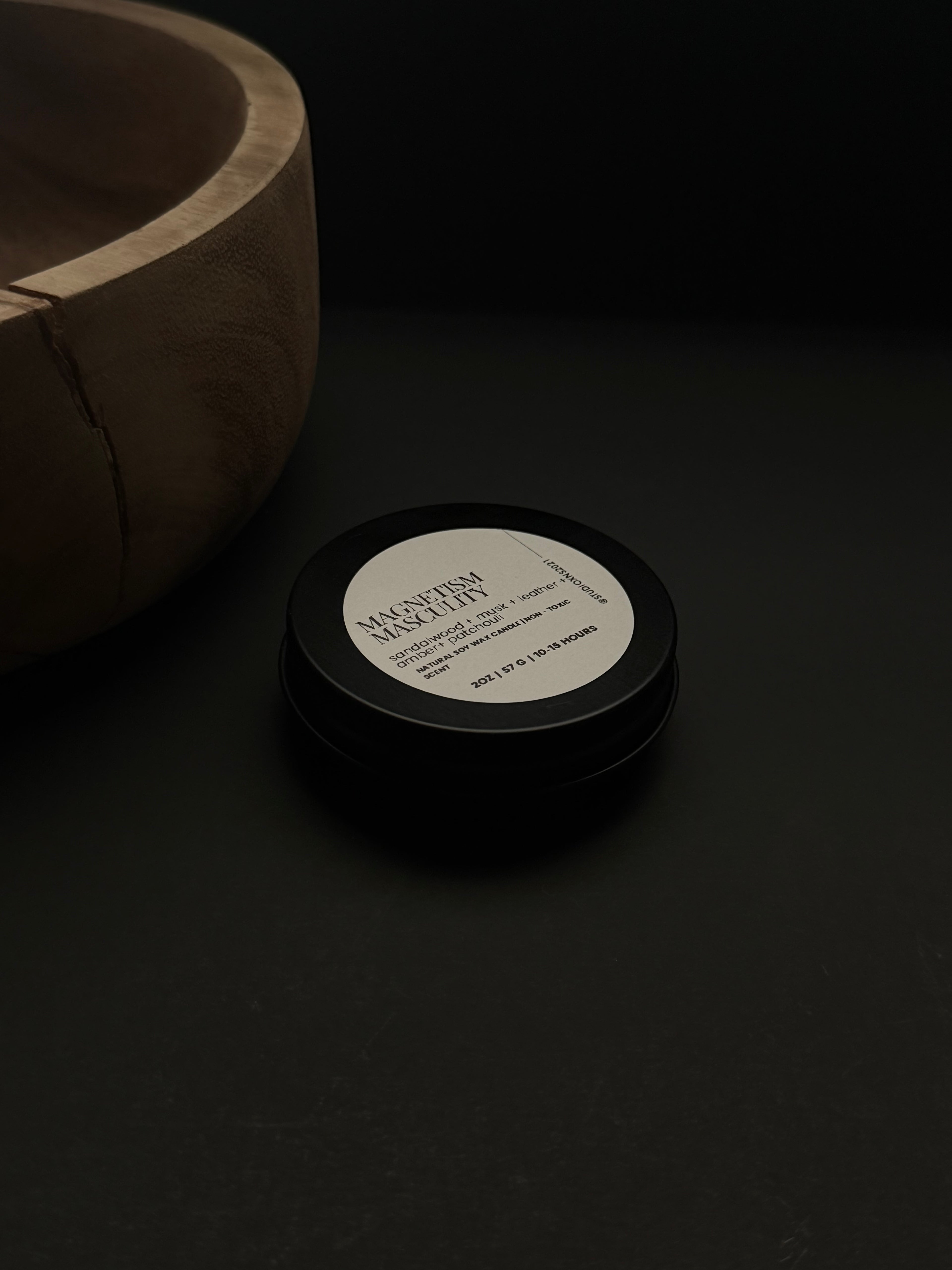 SUBTLE MAGNETISM TRAVEL TIN CANDLE