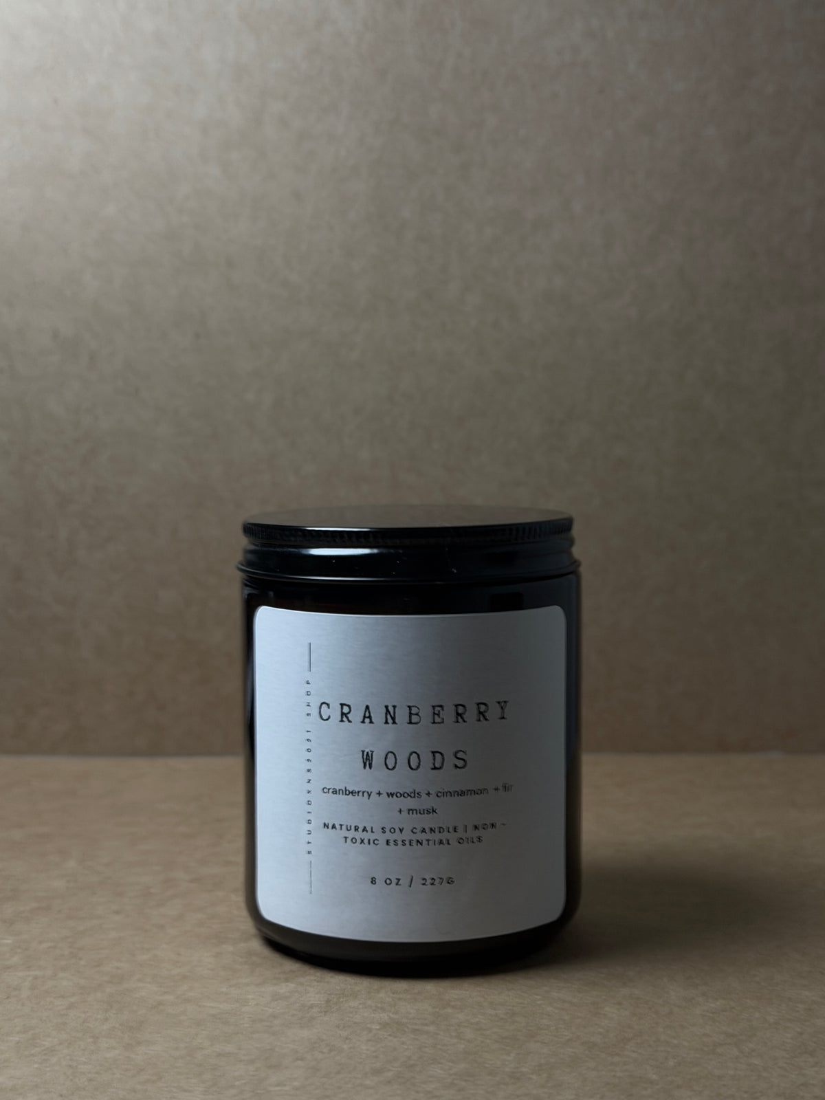 CRANBERRY CITRUS SOY WAX CANDLE
