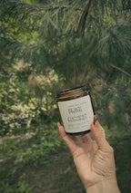 BLACK COCONUT SOY WAX CANDLE