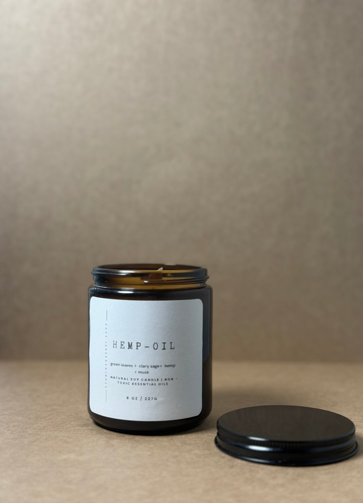 HEMP - OIL SOY WAX CANDLE