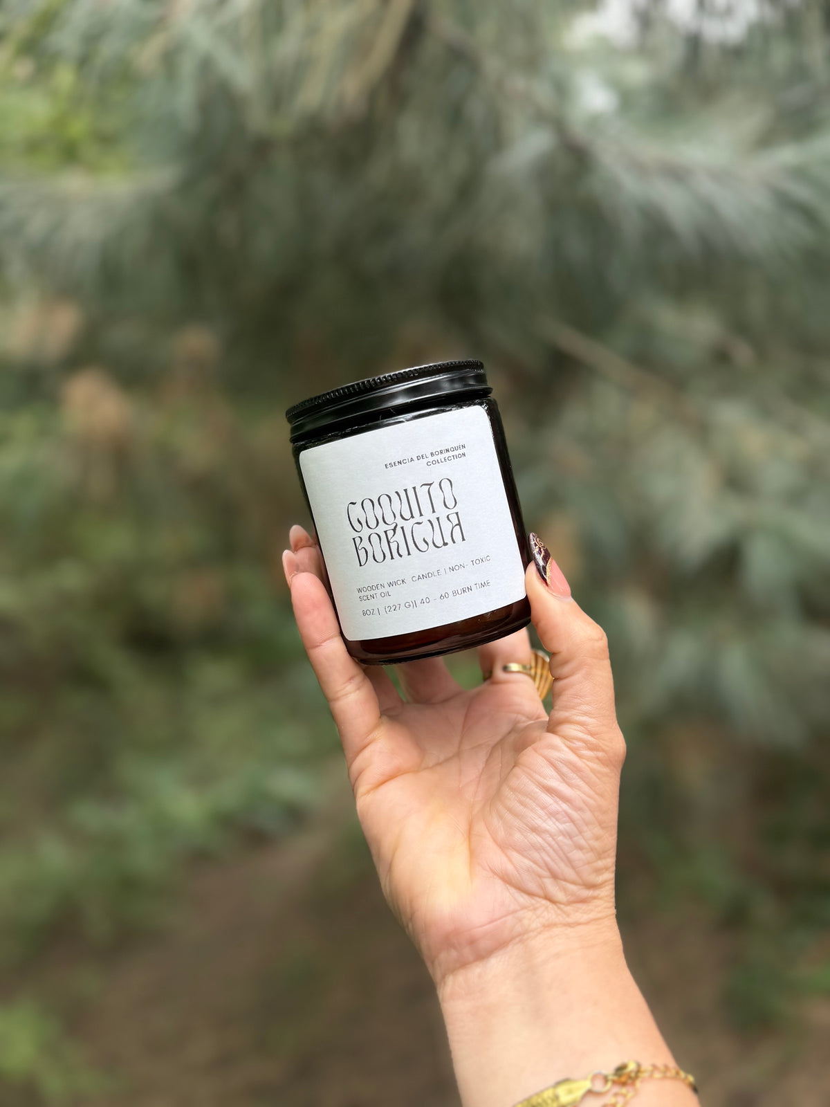 COQUITO BORICUA SOY WAX CANDLE