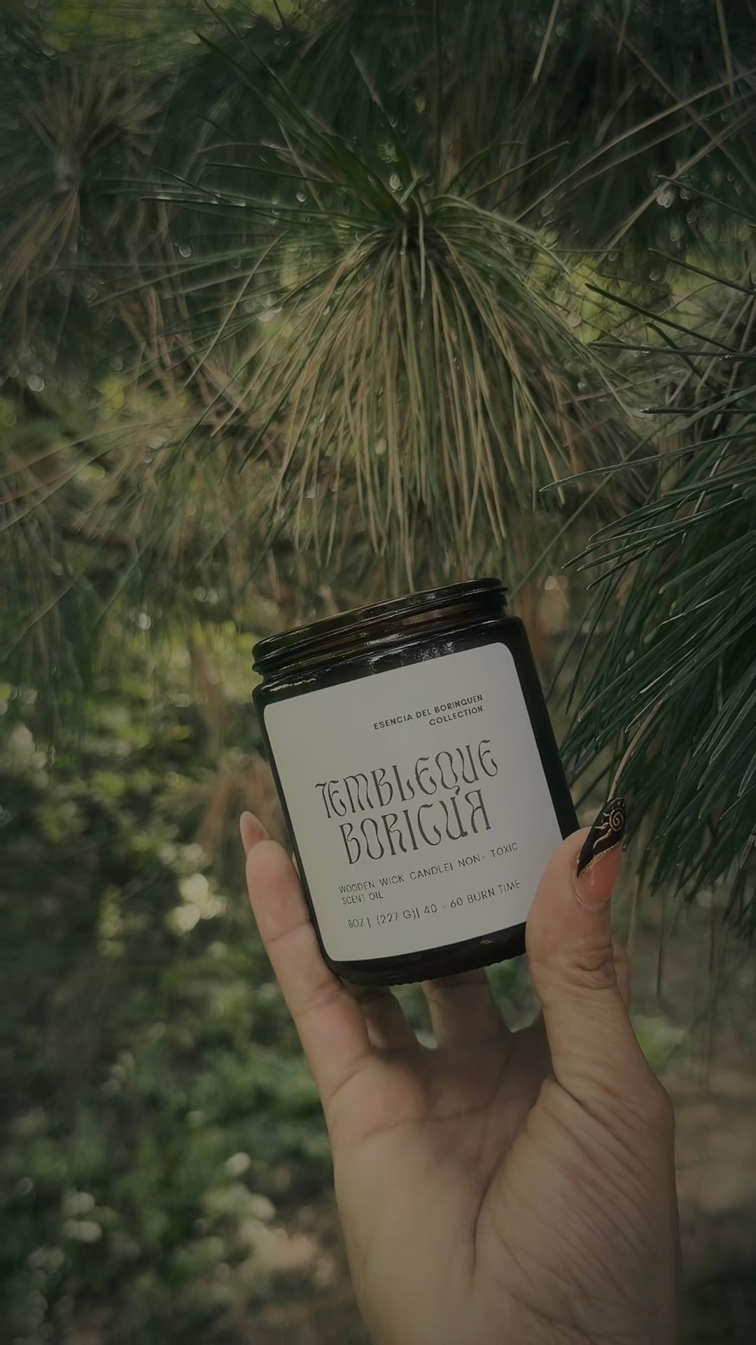 TEMBLEQUE BORICUA SOY WAX CANDLE