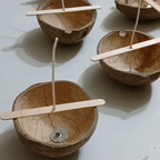 WHOLESALE COCONUT SHELL CANDLE BUNDLE – PALO SANTO