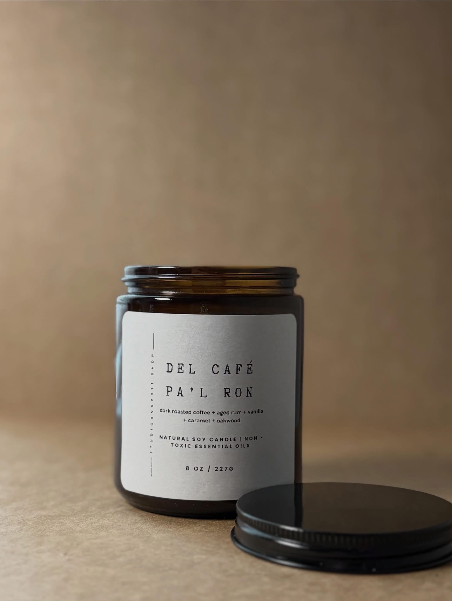 DE CAFÈ PAL’ RON SOY WAX CANDLE