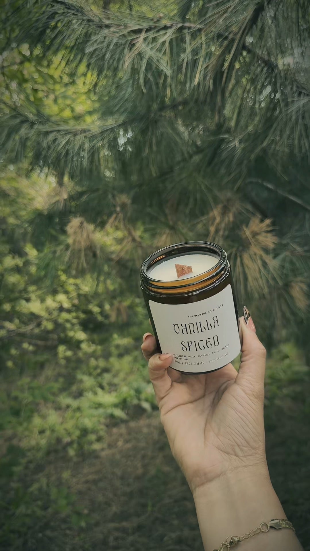 VANILLA SPICED SOY WAX CANDLE