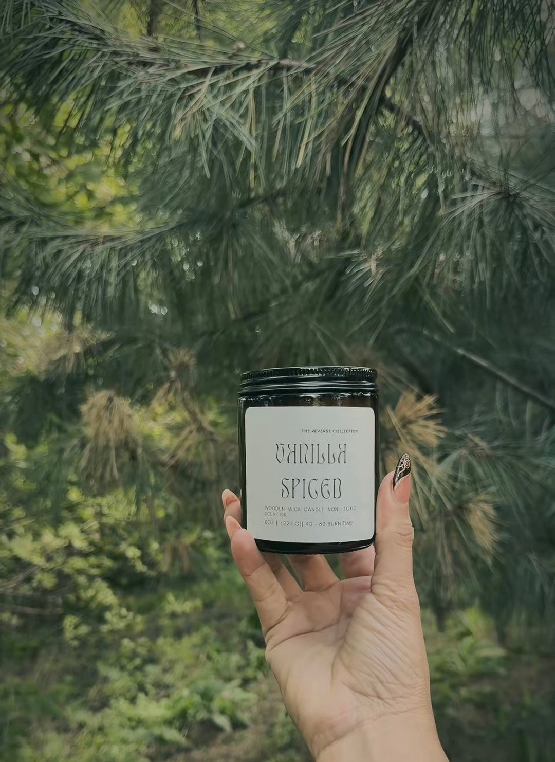 VANILLA SPICED SOY WAX CANDLE