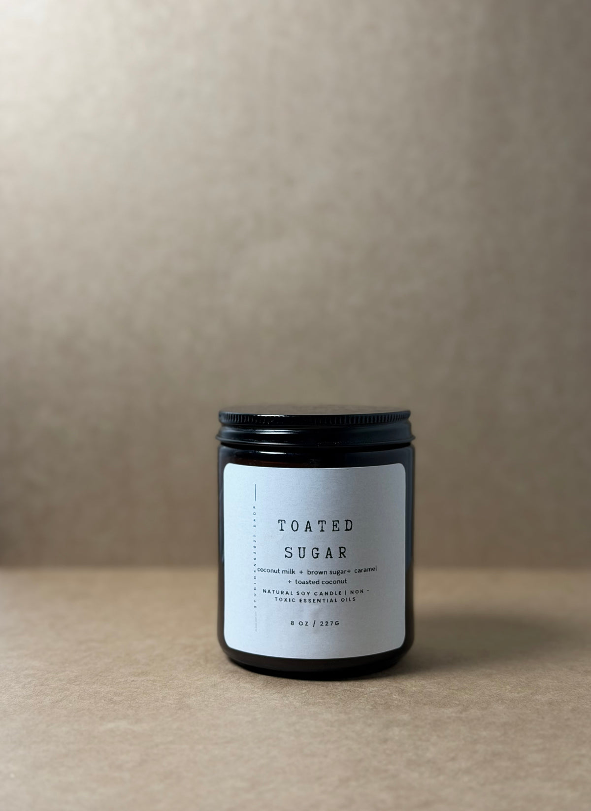TOASTED SUGAR SOY WAX CANDLE