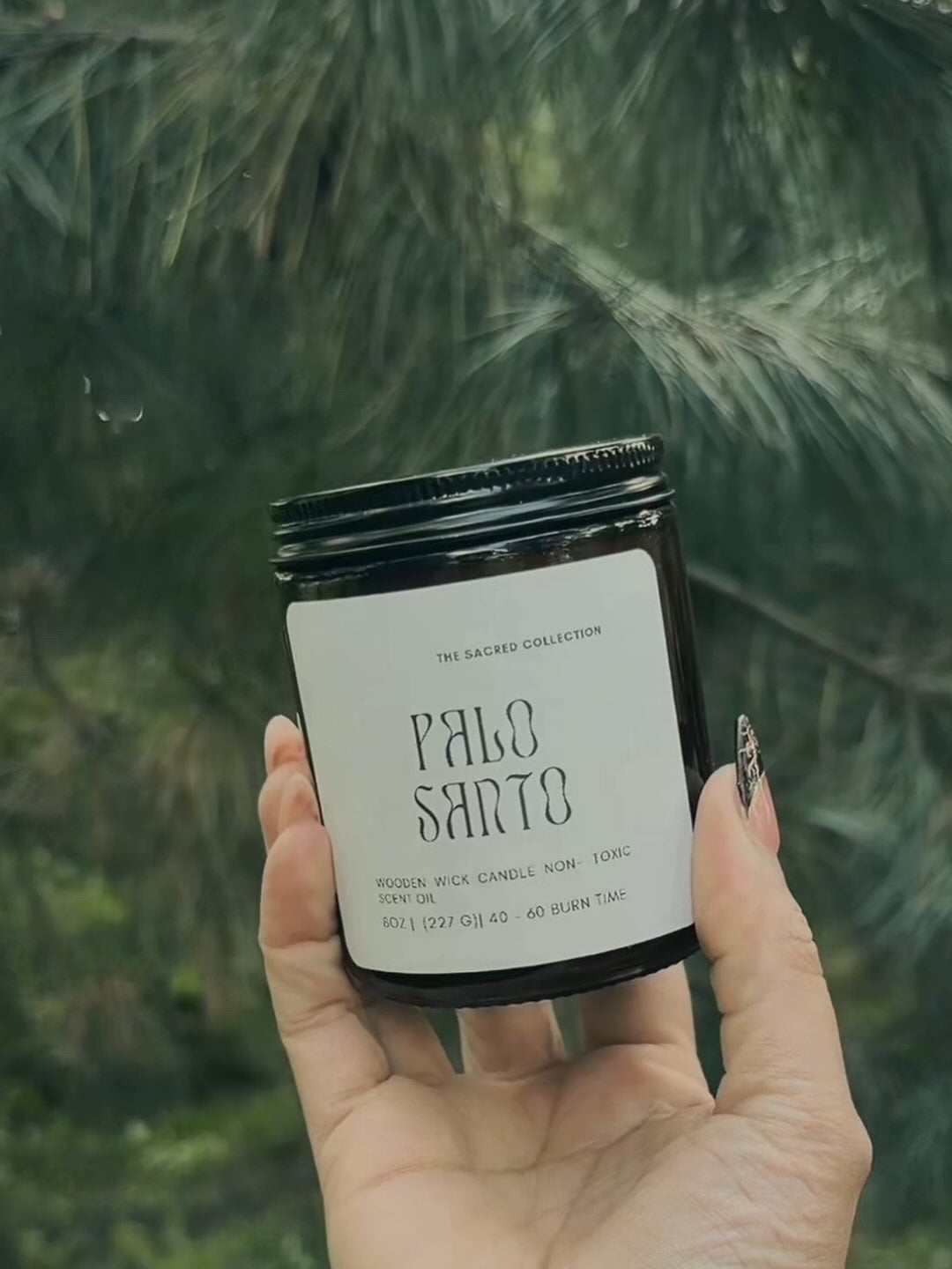 PALO SANTO SOY WAX CANDLE