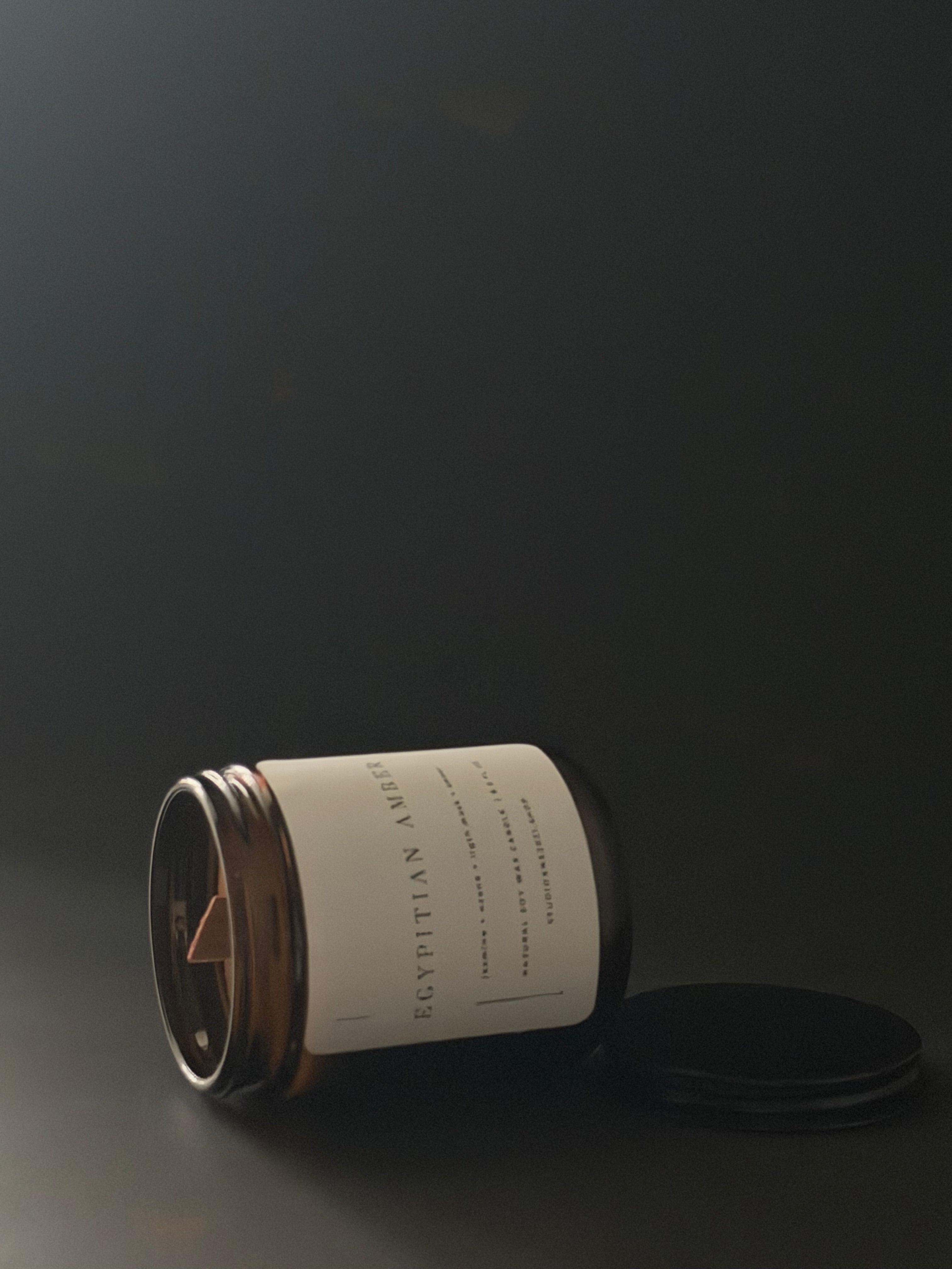 EGYPTIAN AMBER SOY WAX CANDLE