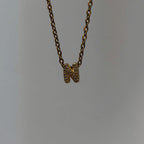 GOLD BUBBLE INITIAL NECLAKE