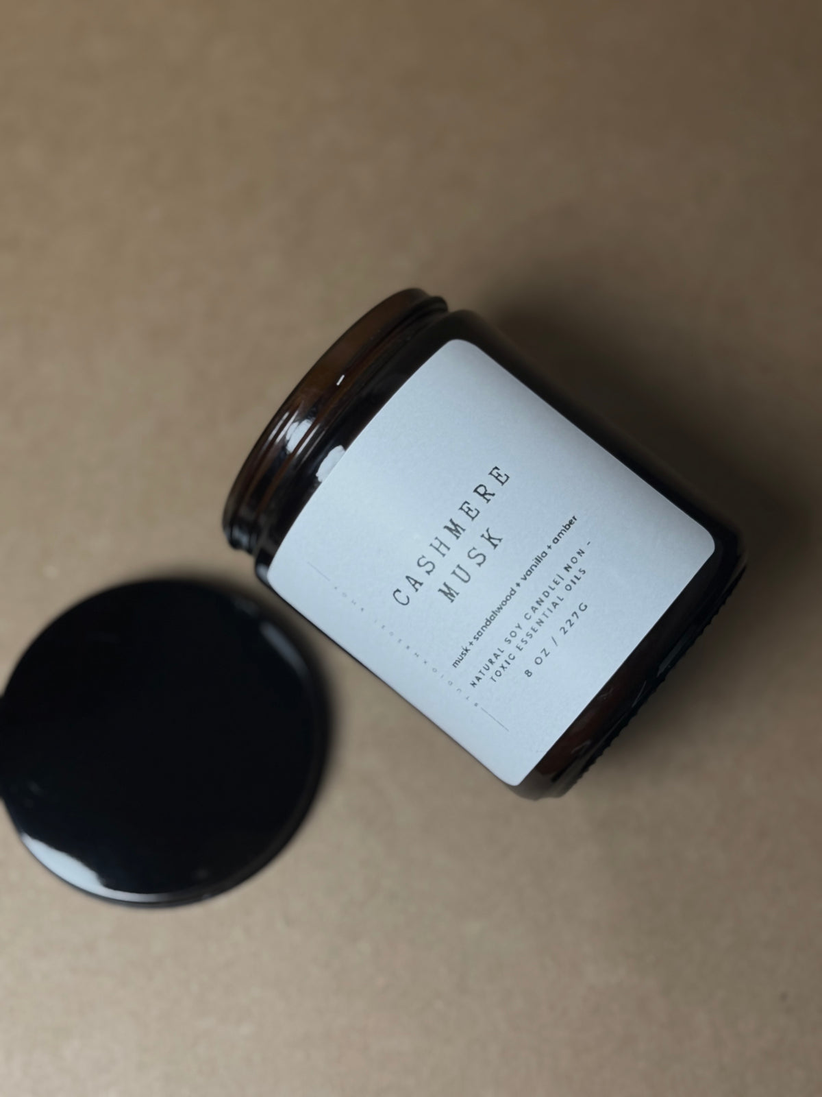 CASHMERE MUSK SOY WAX CANDLE