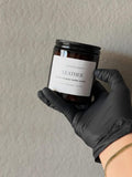 LEATHER SOY WAX CANDLE