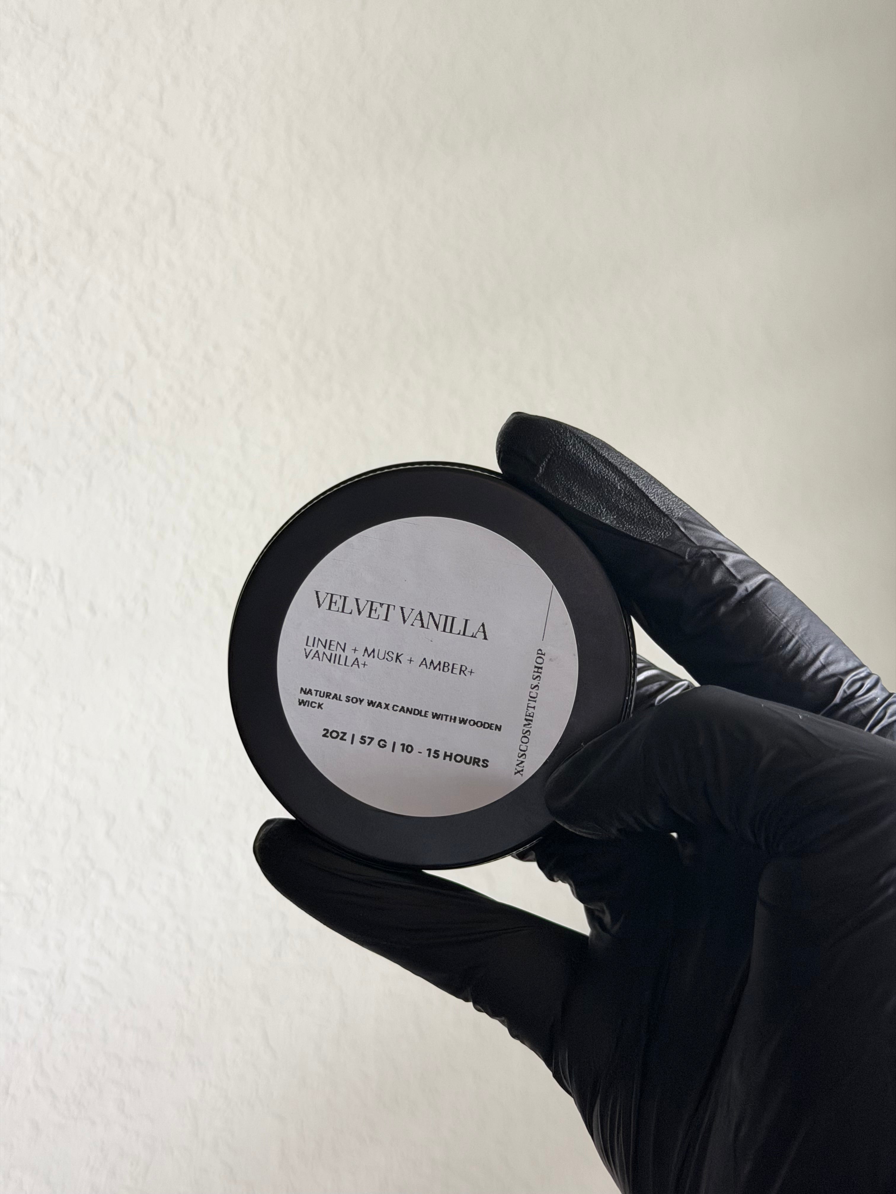 VELVET VANILLA TRAVEL TIN CANDLE