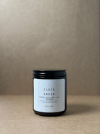 BLACK AMBER SOY WAX CANDLE