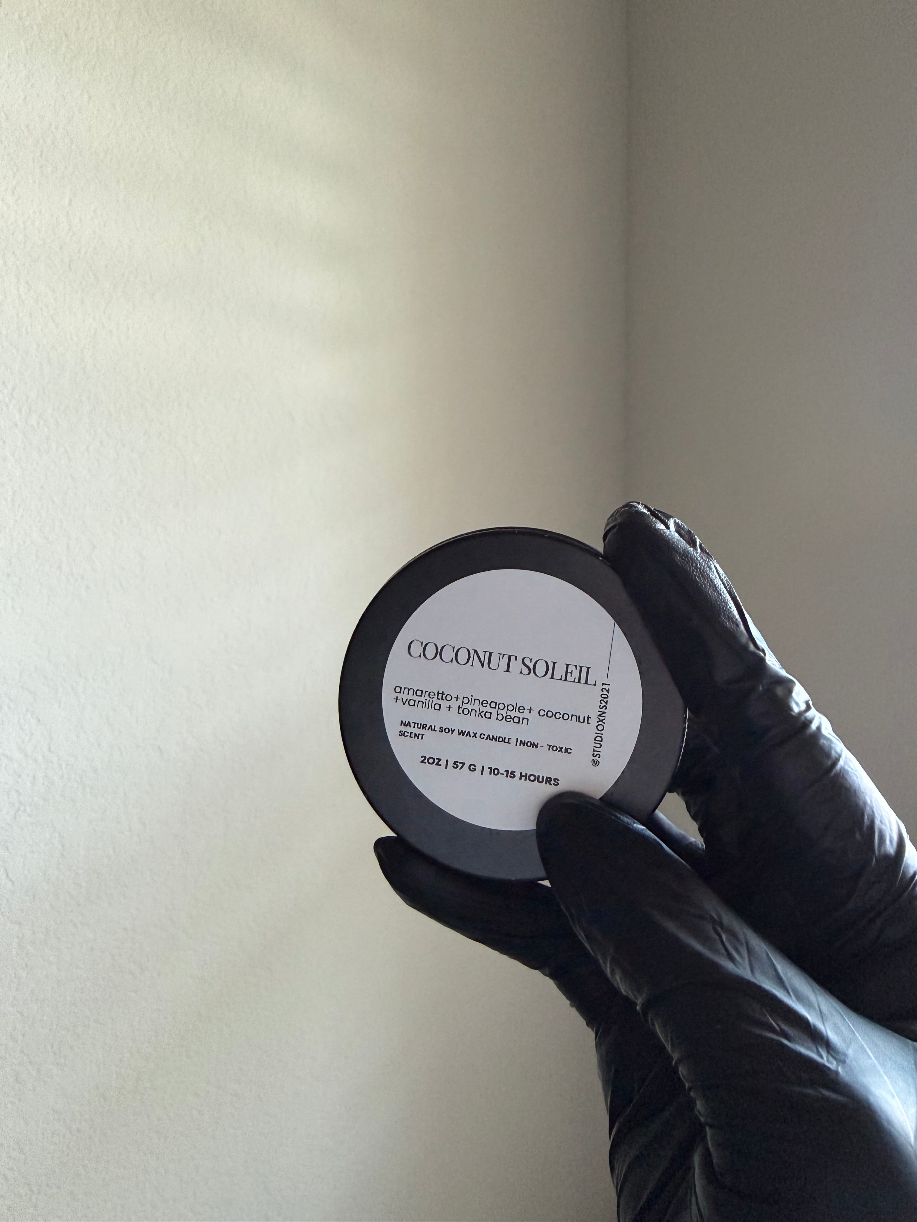COCONUT SOLEIL TRAVEL  TIN CANDLE