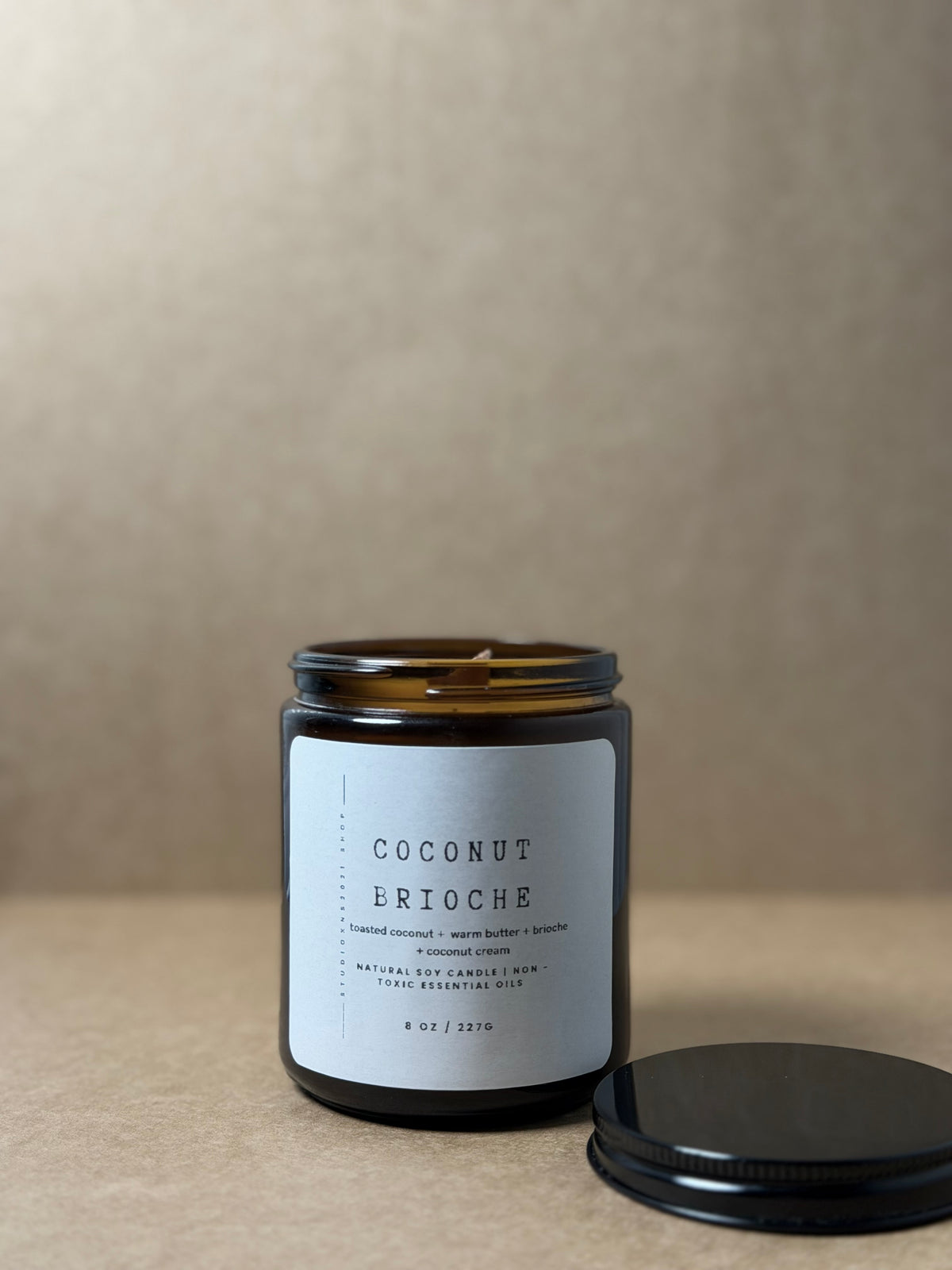 COCONUT BRIOCHE SOY WAX CANDLE