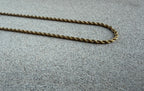 TWISTED ROPE CHAIN NECKLACE