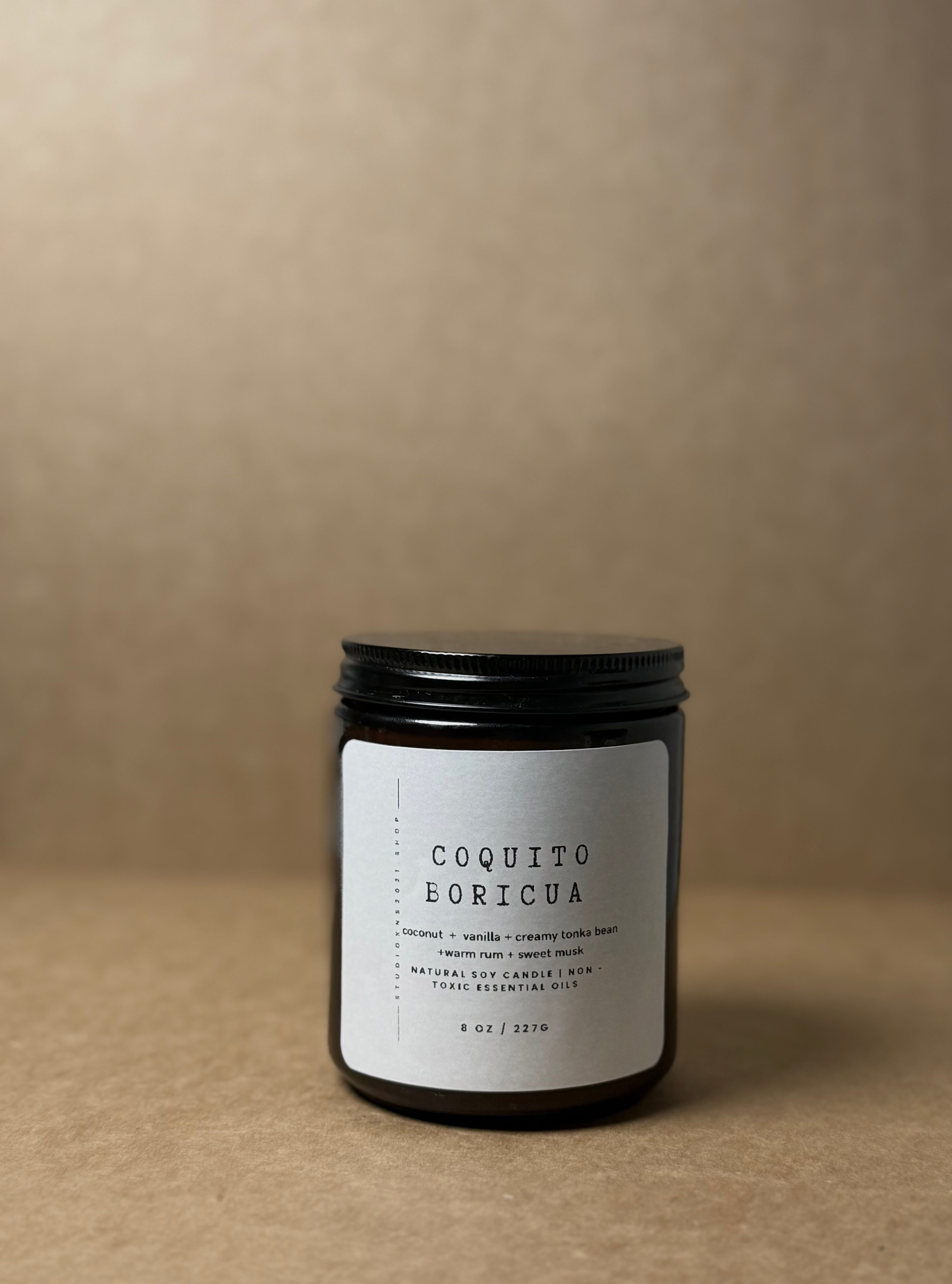 COQUITO BORICUA SOY WAX CANDLE