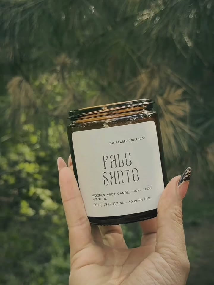 PALO SANTO SOY WAX CANDLE