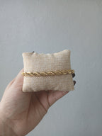 TWISTED ROPE CHAIN BRACELET