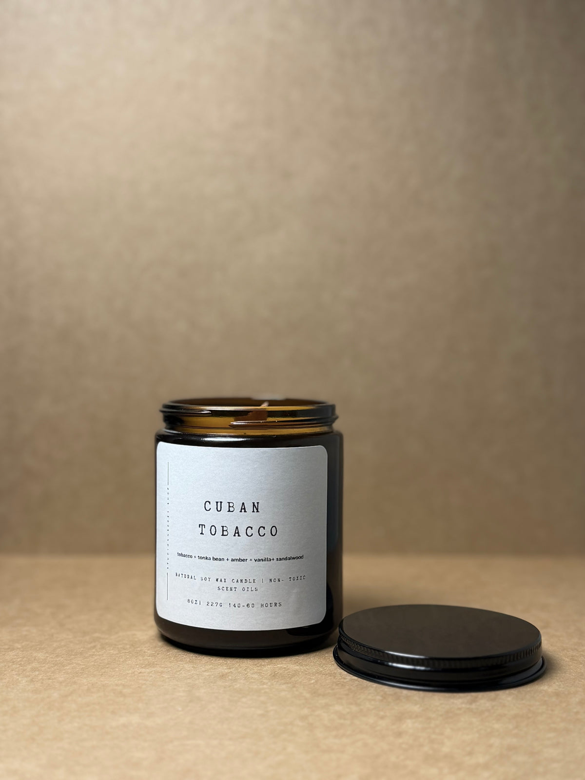 CUBAN TOBACCO SOY WAX CANDLE