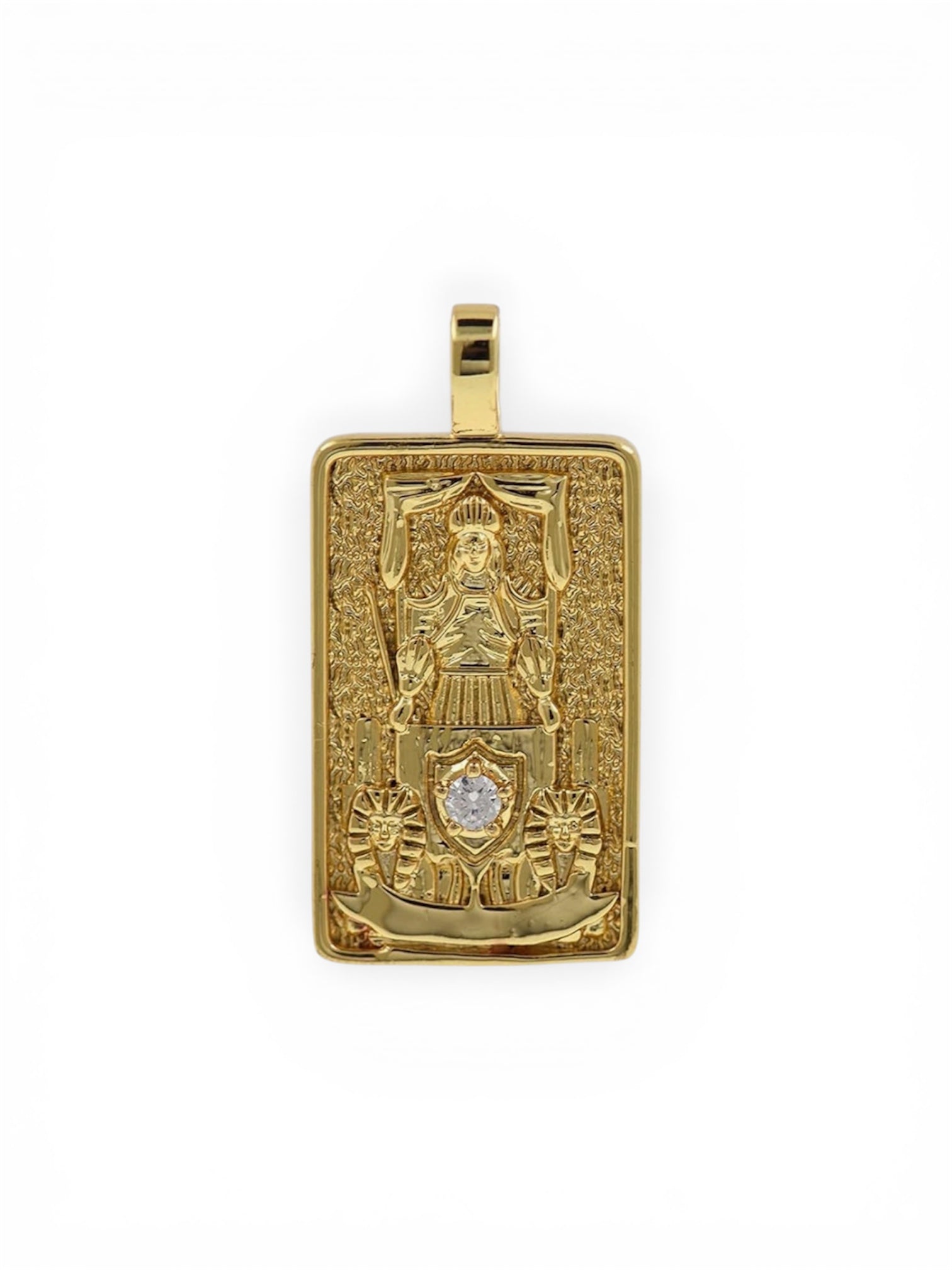 THE CHARIOT TAROT CARD NECKLACE