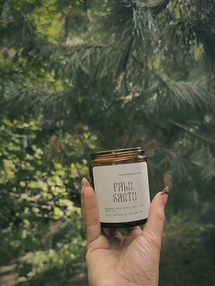 PALO SANTO SOY WAX CANDLE
