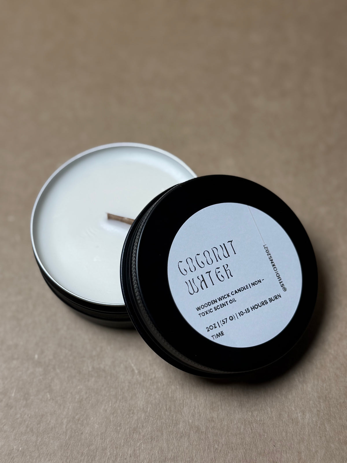 COCONUT WATER TRAVEL TIN CANDLE