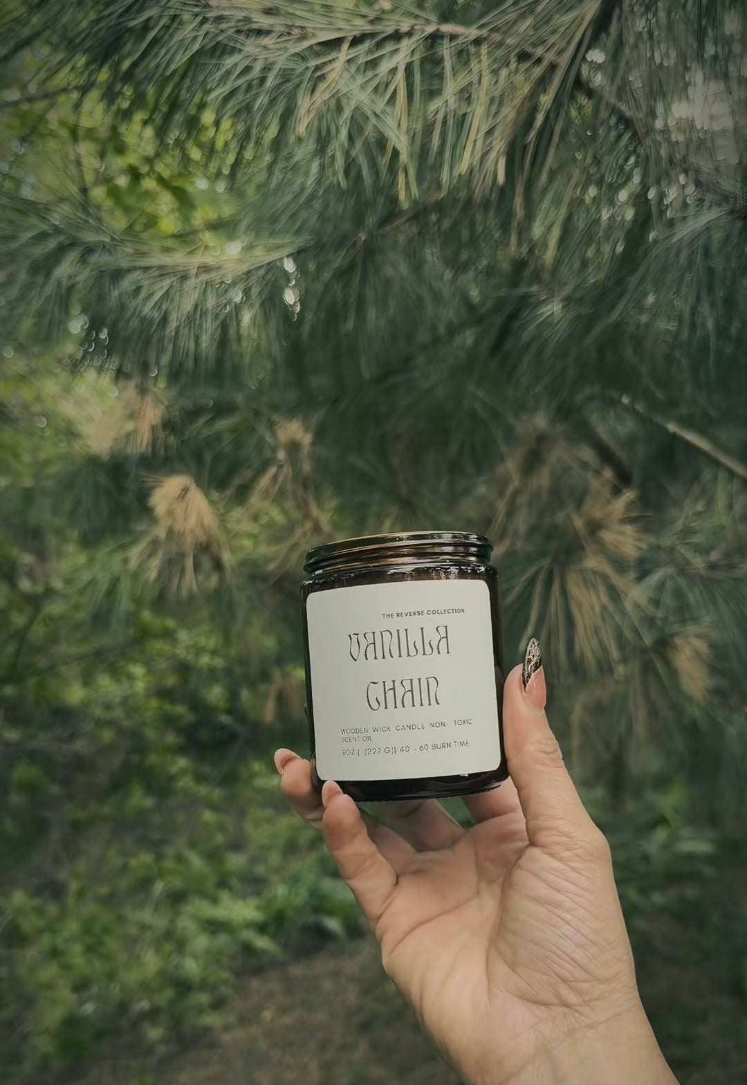 VANILLA CHAIN SOY WAX CANDLE