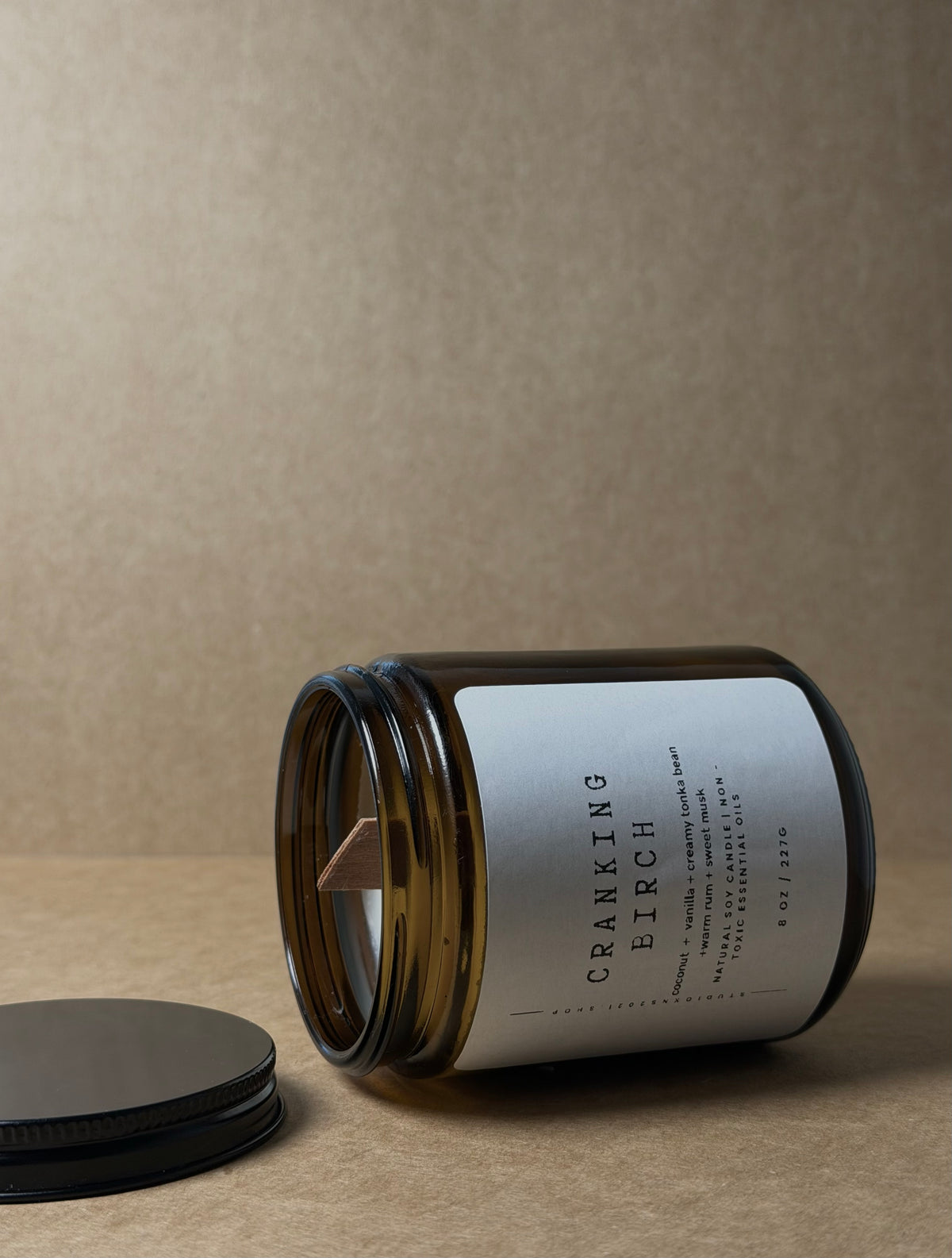 CRACKLING  BIRCH SOY WAX CANDLE
