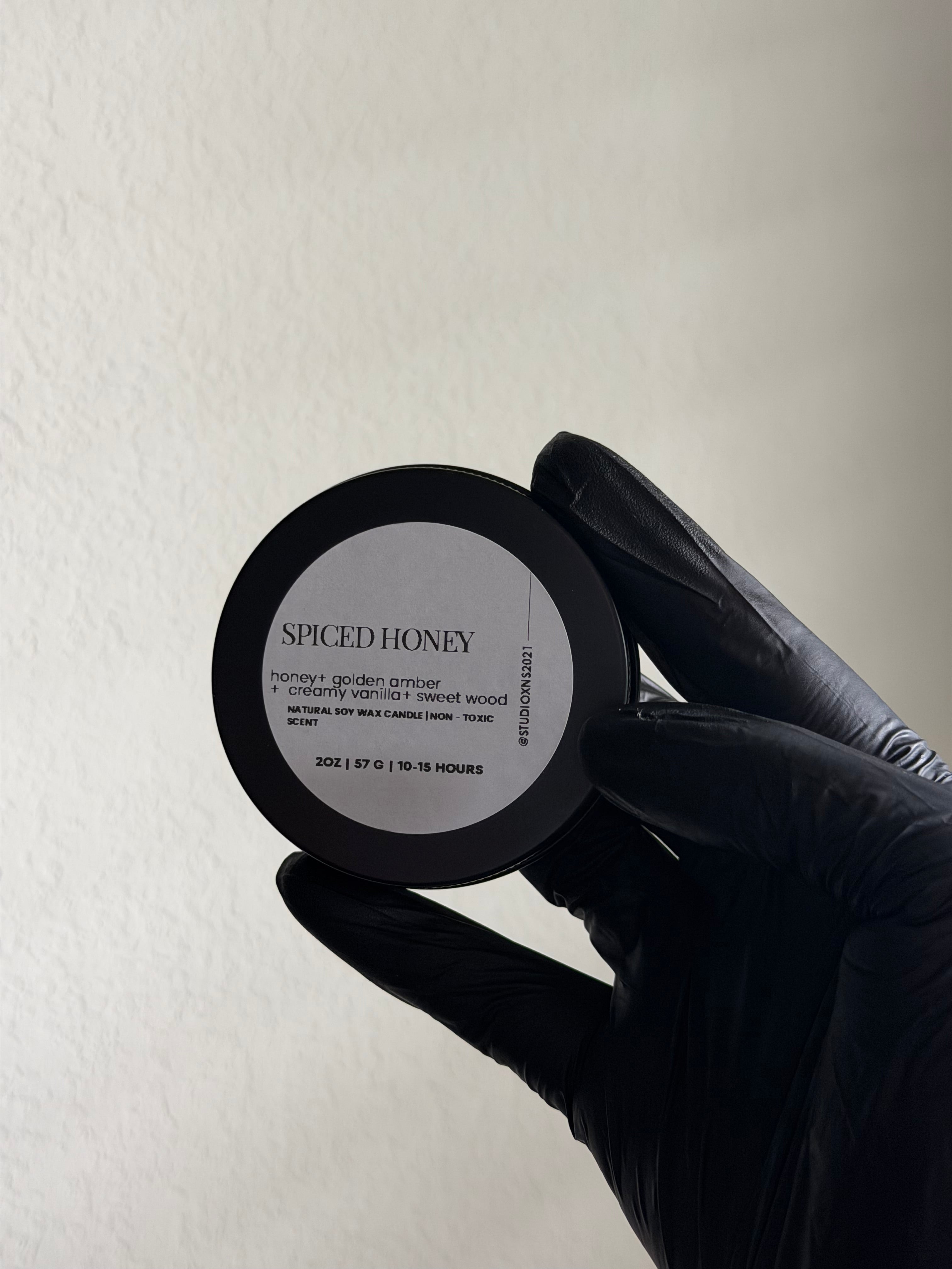SPICED HONEY TRAVEL TIN CANDLE