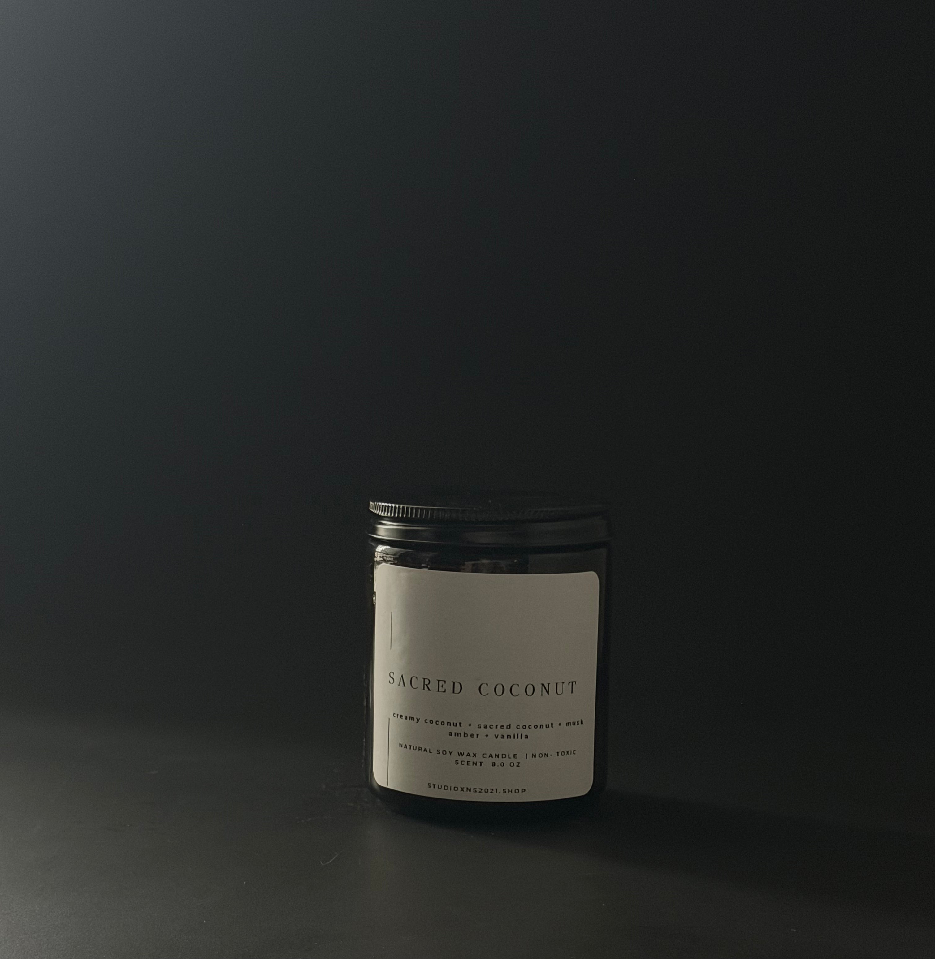 SACRED COCONUT  SOY WAX CANDLE