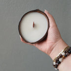 COCONUT SHELL ROSEMARY SAGE SOY WAX CANDLE BUNDLE 4.OZ