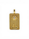 THE SUN TAROT CARD NECKLACE
