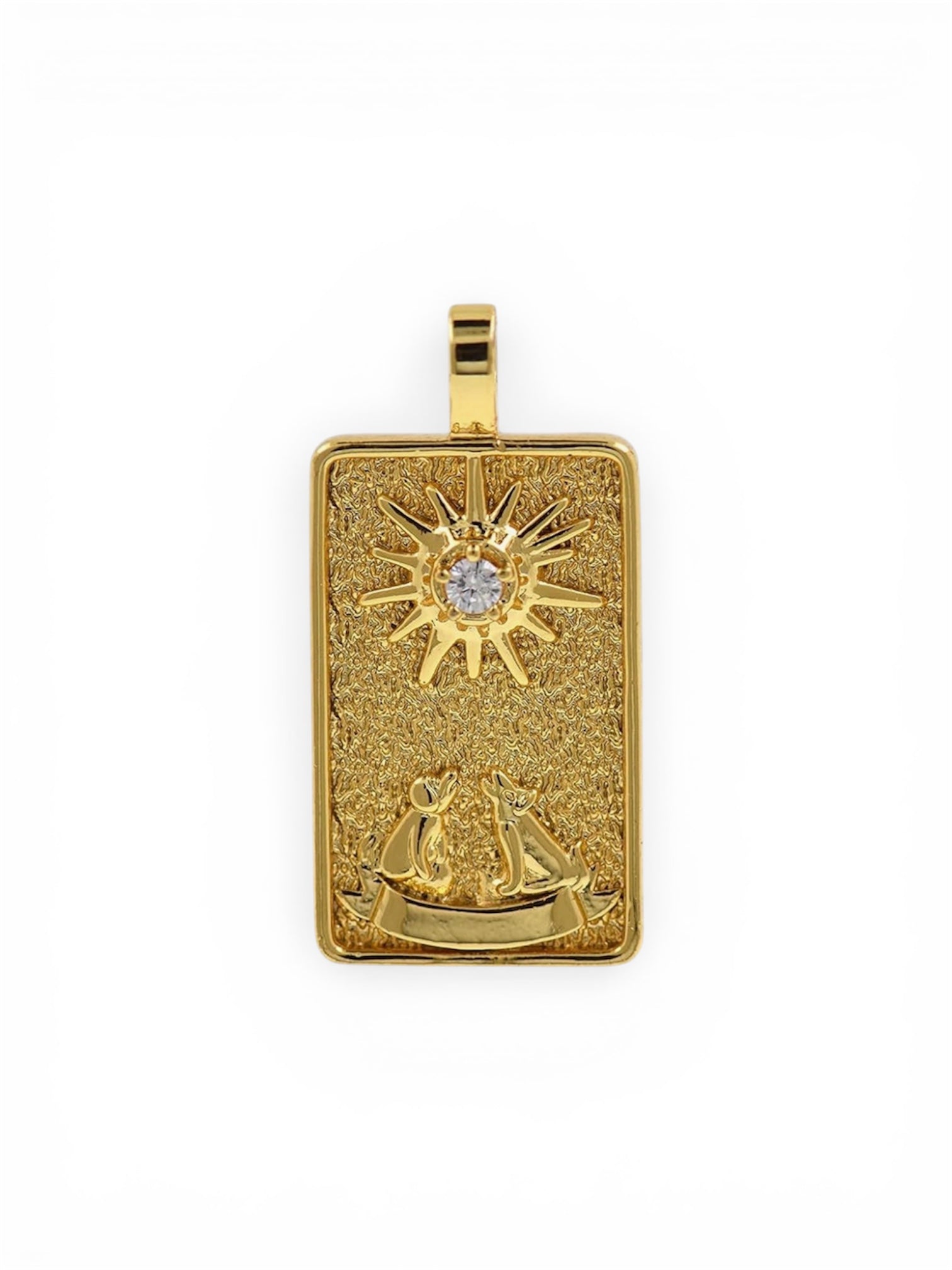 THE SUN TAROT CARD NECKLACE