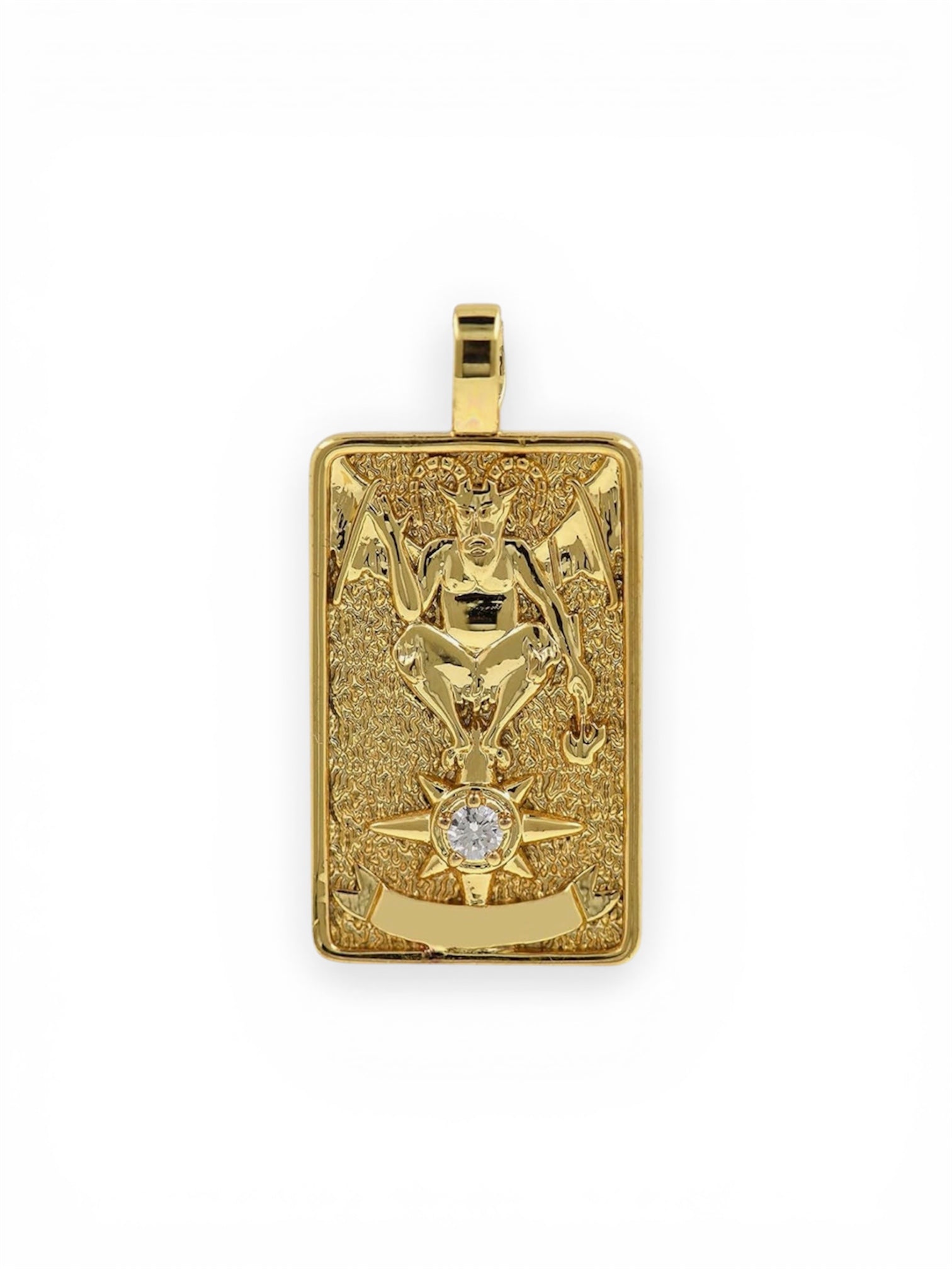 DEATH TAROT CARD NECKLACE