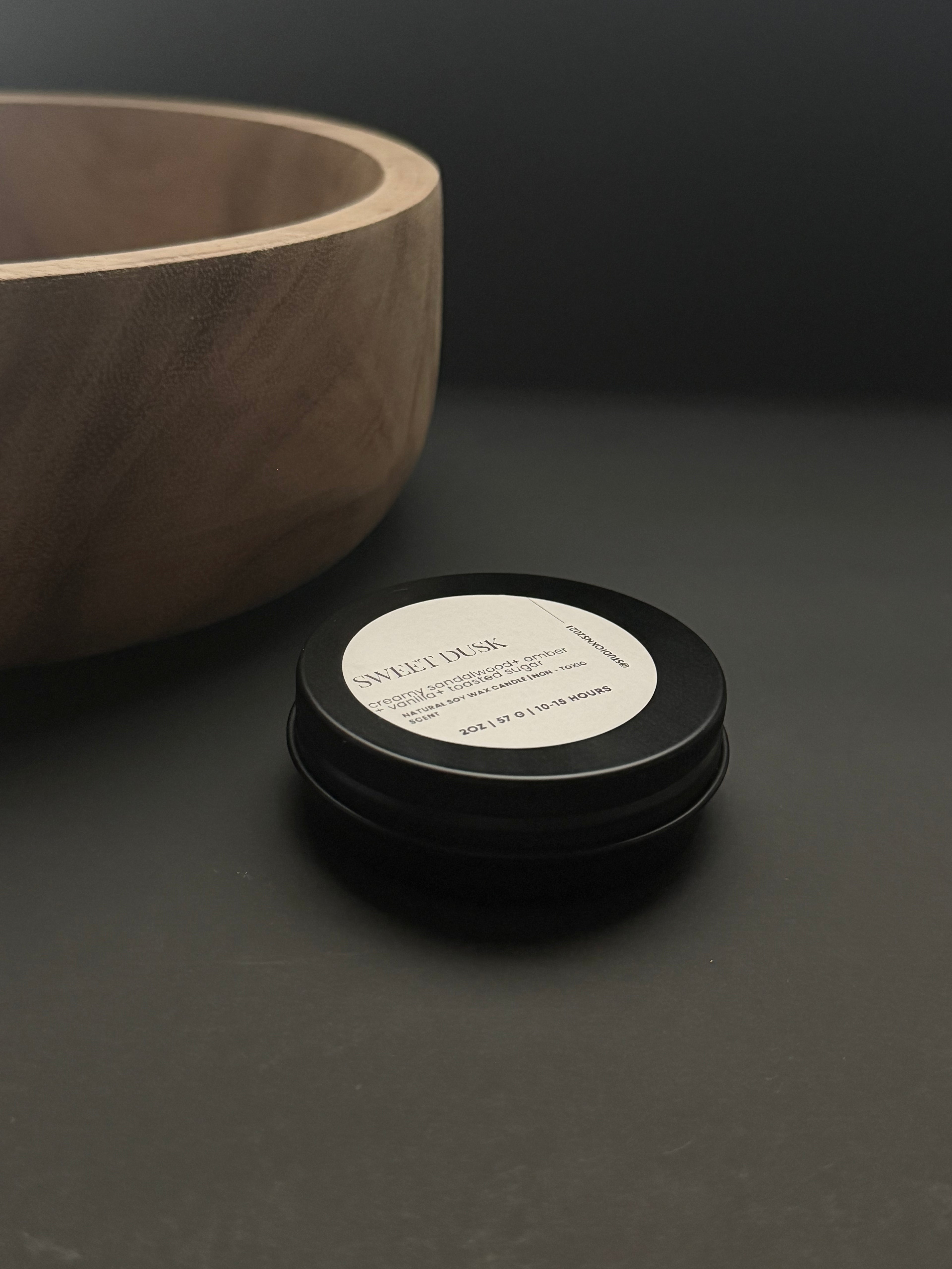 SWEET DUSK TRAVEL TIN CANDLE