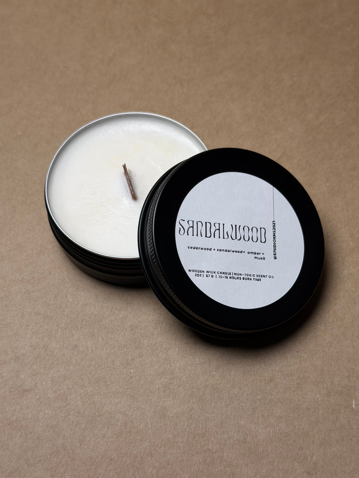 SACRED MOSS TRAVEL TIN CANDLE